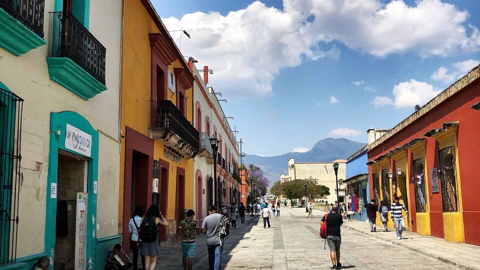 Oaxaca = color = peace = great food = peaceful = warm, welcoming people.