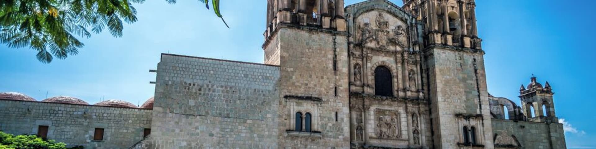 The Santo Domingo temple, as seen from the outside.