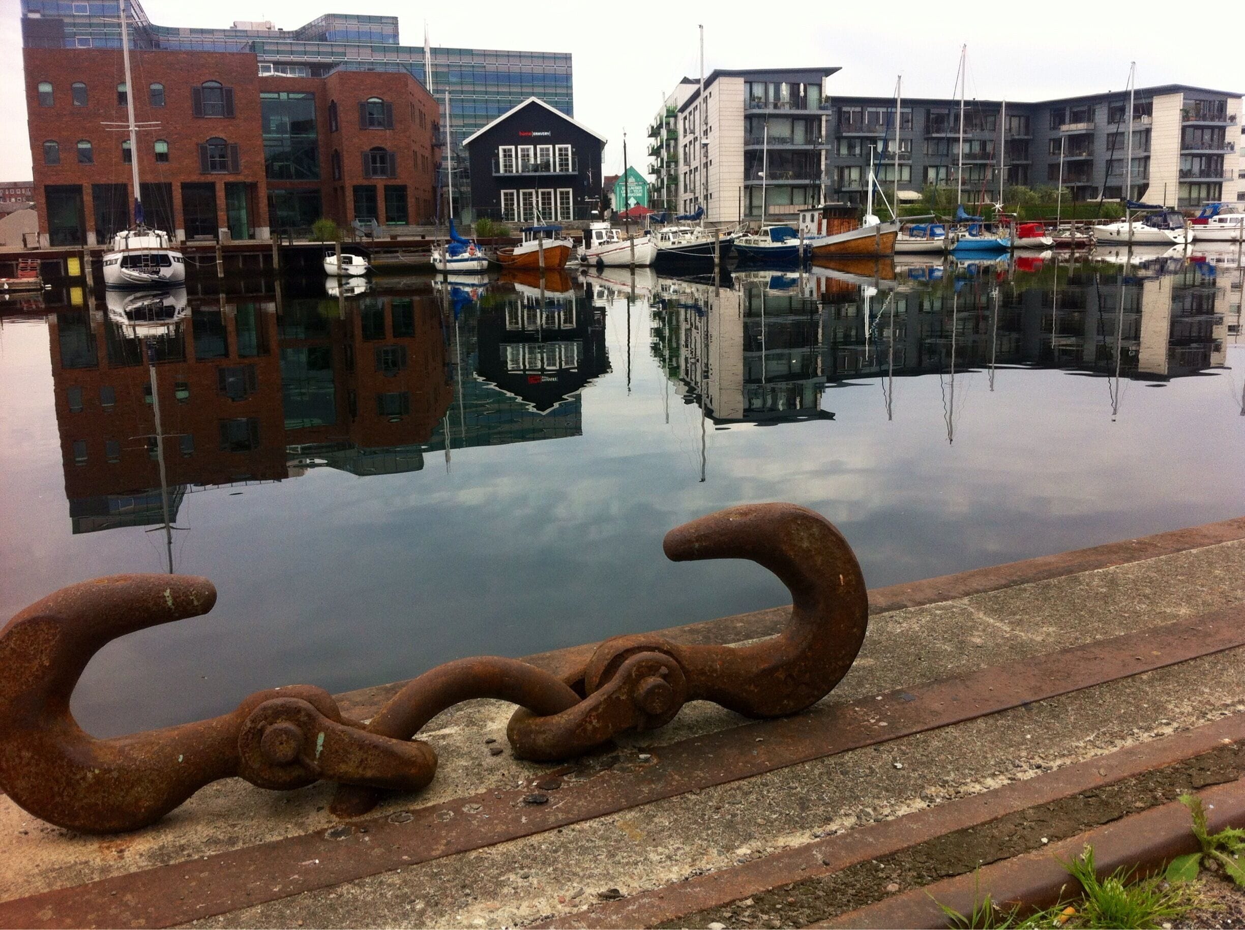 Had a nice morning walk at the harbour, after driving my sister to work. 