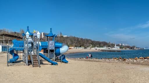 Wild Beach in Odessa, Ukraine