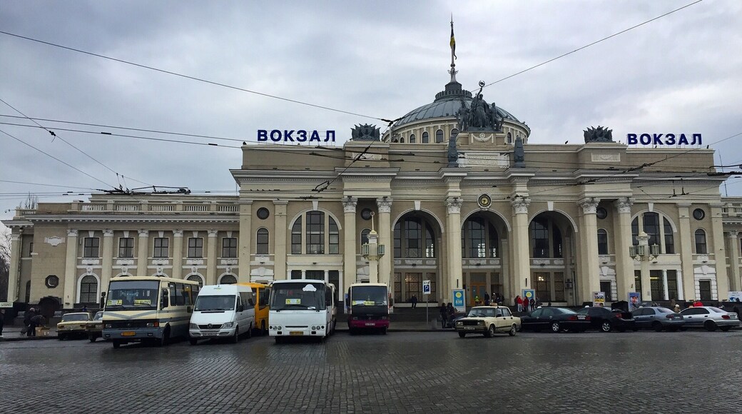 The train station is always busy.