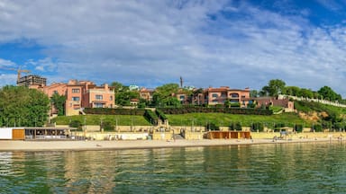 Golden coast beach in Odessa, Ukraine