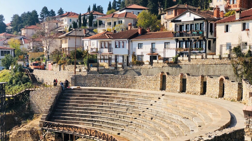 Ancient amphitheater in the old town