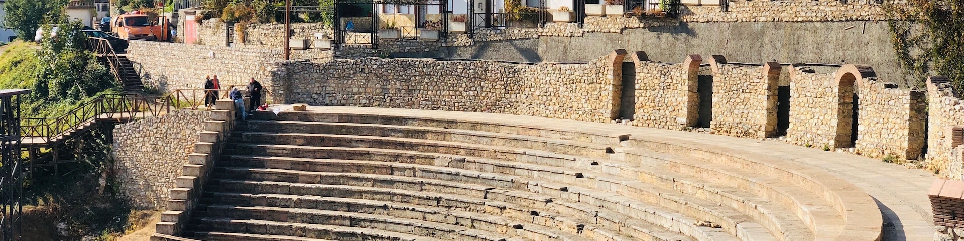 Ancient amphitheater in the old town