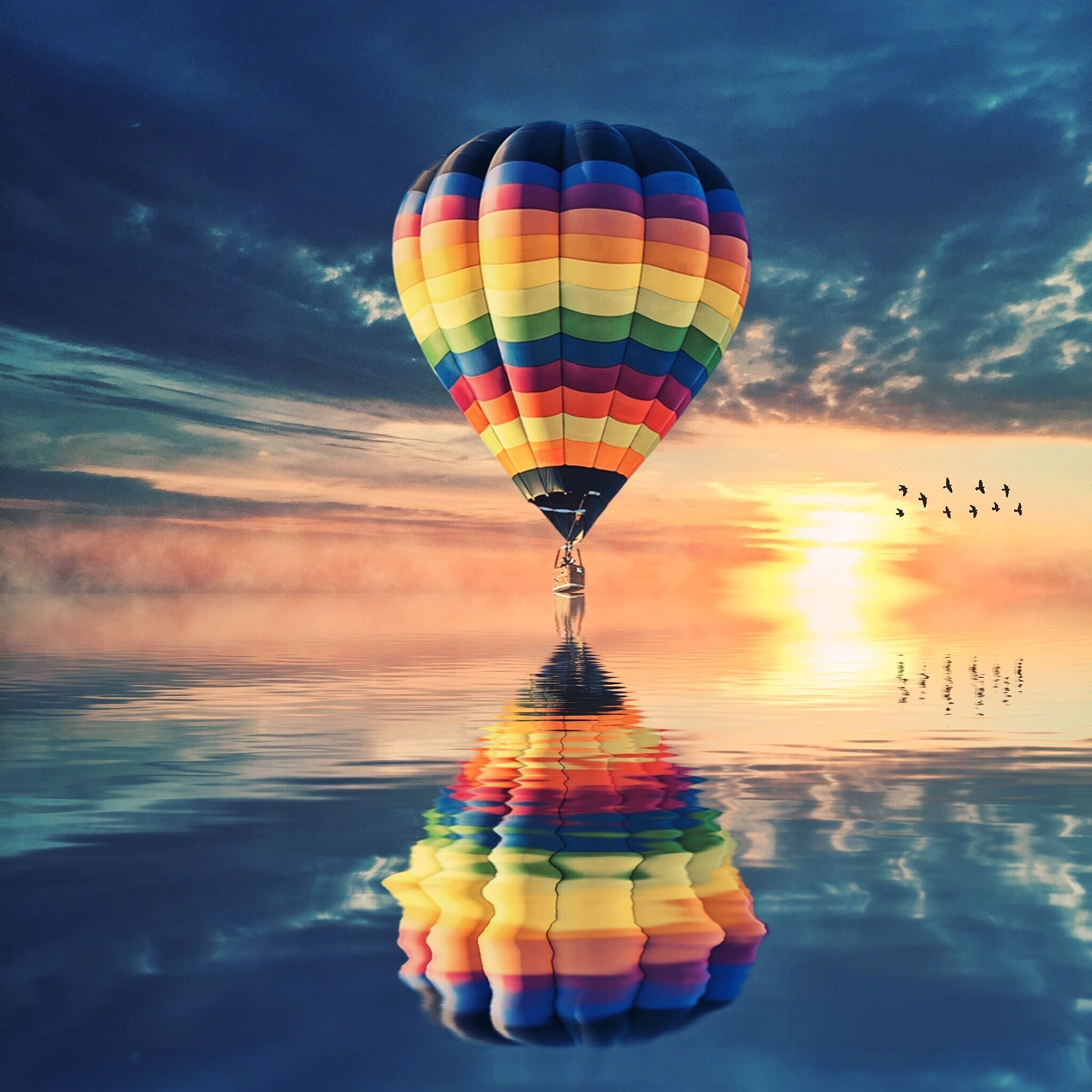 Glass. 
 #outdoors #explore #summer #hotairballoon