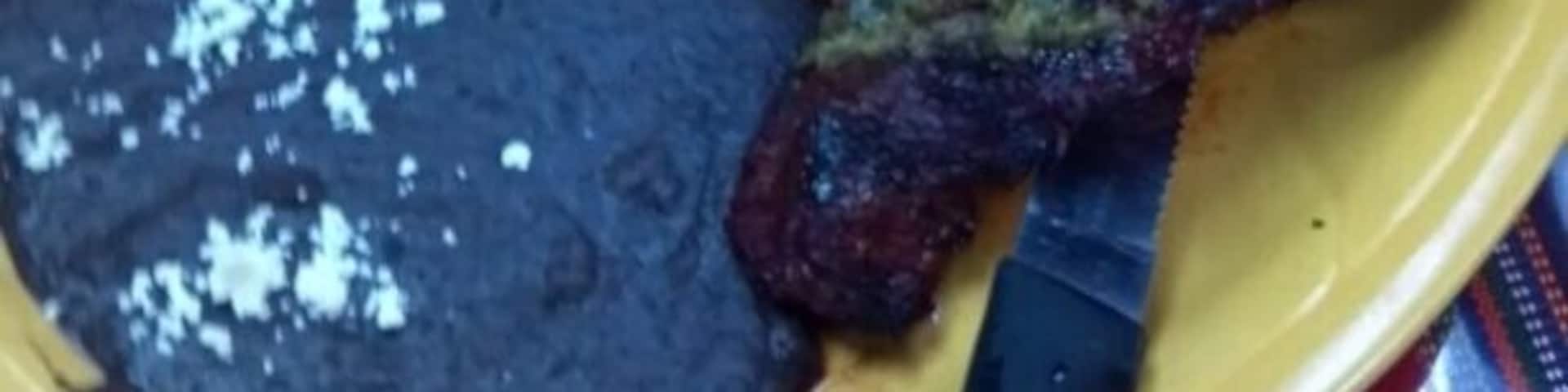 Carne asada with fried plaintains. Yum