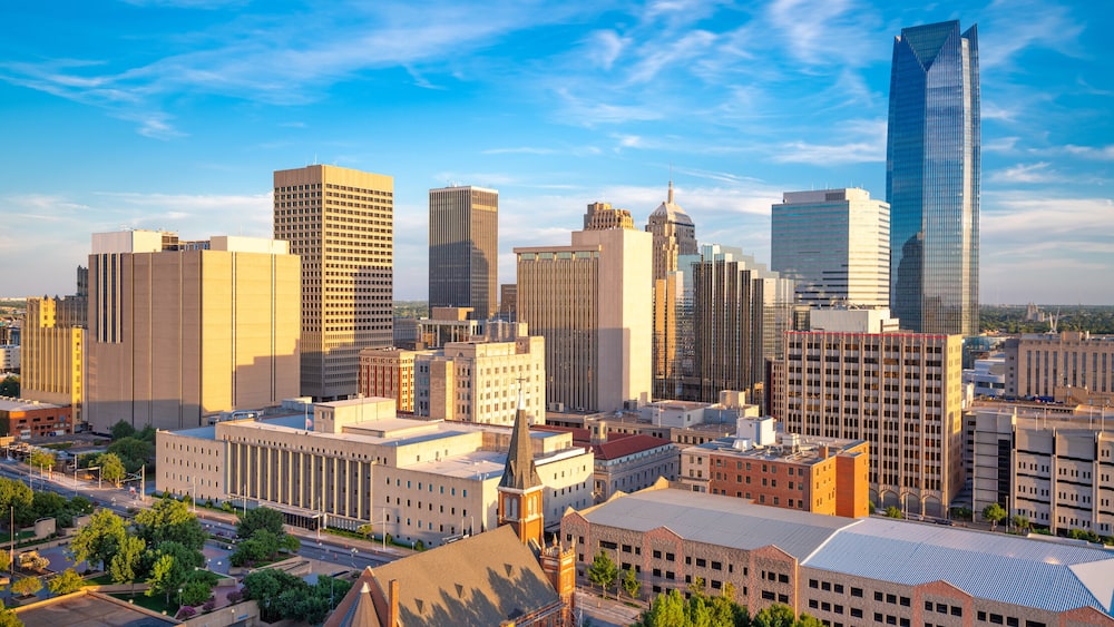 Oklahoma City, Oklahoma, USA Downtown Cityscape