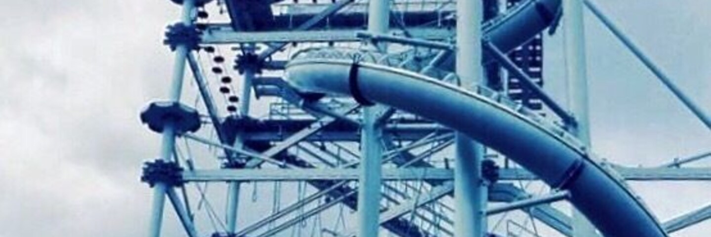 This is the worlds tallest slide. The Boathouse District is not finished yet but when it is it's likely going to be Oklahoma's key attraction for summer fun.  Read more below as listed on their website.
If you’re looking for fun things to do in Oklahoma City, the Boathouse District offers some of OKC’s top attractions. Get on the water with rowing, kayaking, dragon boating or stand up paddle boarding. Reach for the sky with RIVERSPORT Adventures where you’ll find the 700-foot SandRidge Sky Zip across the Oklahoma River, the six-story SandRidge Sky Trail, the 80-ft Rumble Drop free fall, a high speed spiral slide and more!
Located in the heart of Oklahoma City, the Boathouse District also offers the city’s most unique event spaces for corporate events, parties and picnics. Make your event even more memorable when you add team building or dragon boating. Whenever you visit the river, watch for the Olympic hopefuls in rowing and canoe/kayak training on the Oklahoma River, an official U.S. Olympic and Paralympic Training Site.