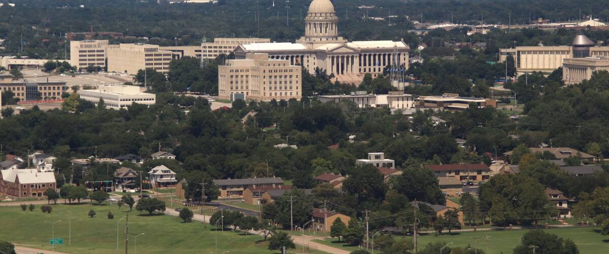 Taken from a building downtown. This is the capital!