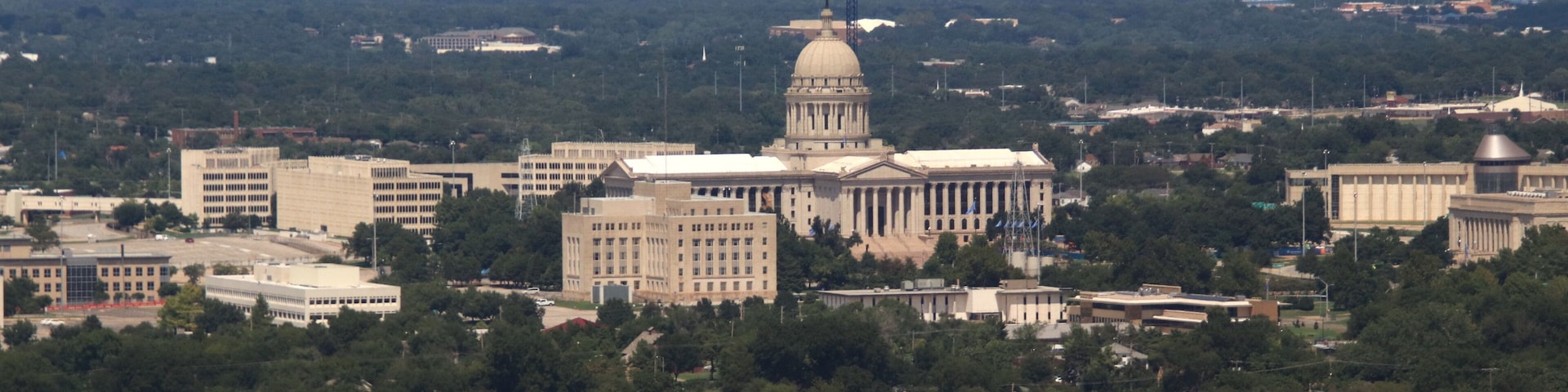 Taken from a building downtown. This is the capital!