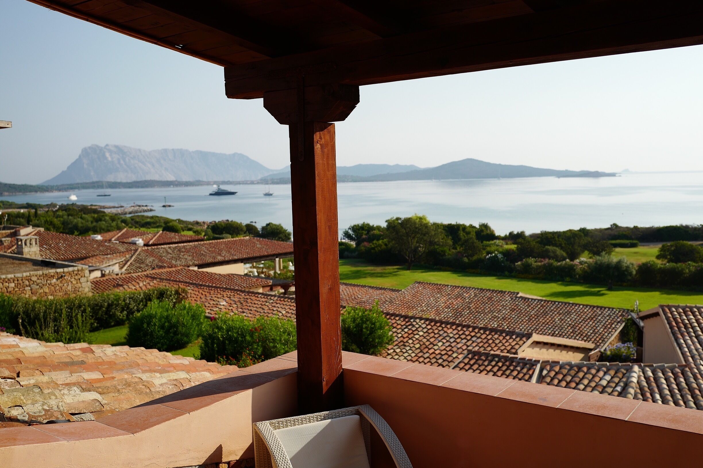 Nice balcony view in tavolara