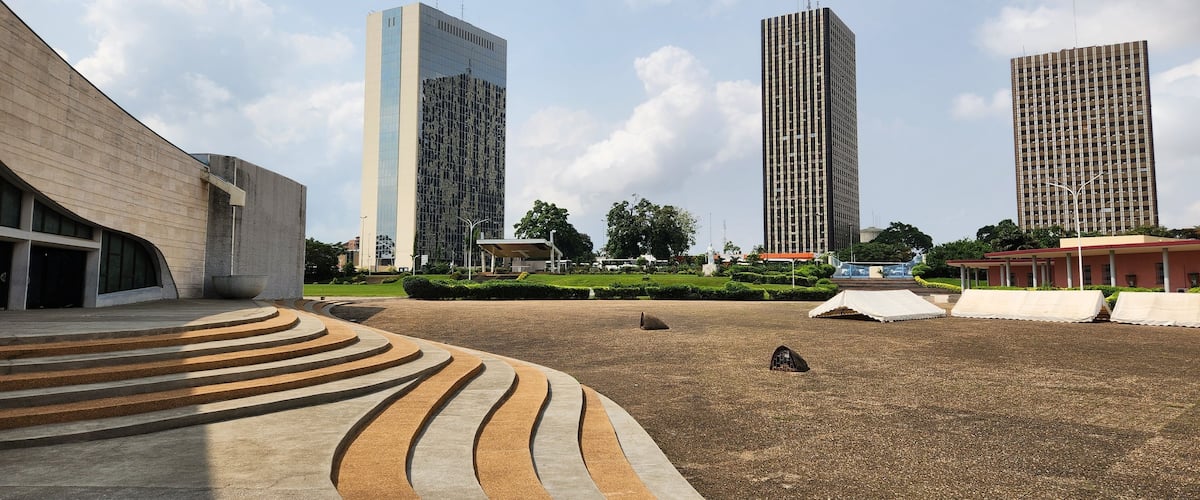 Beautiful skyline of Abidjan Plateau