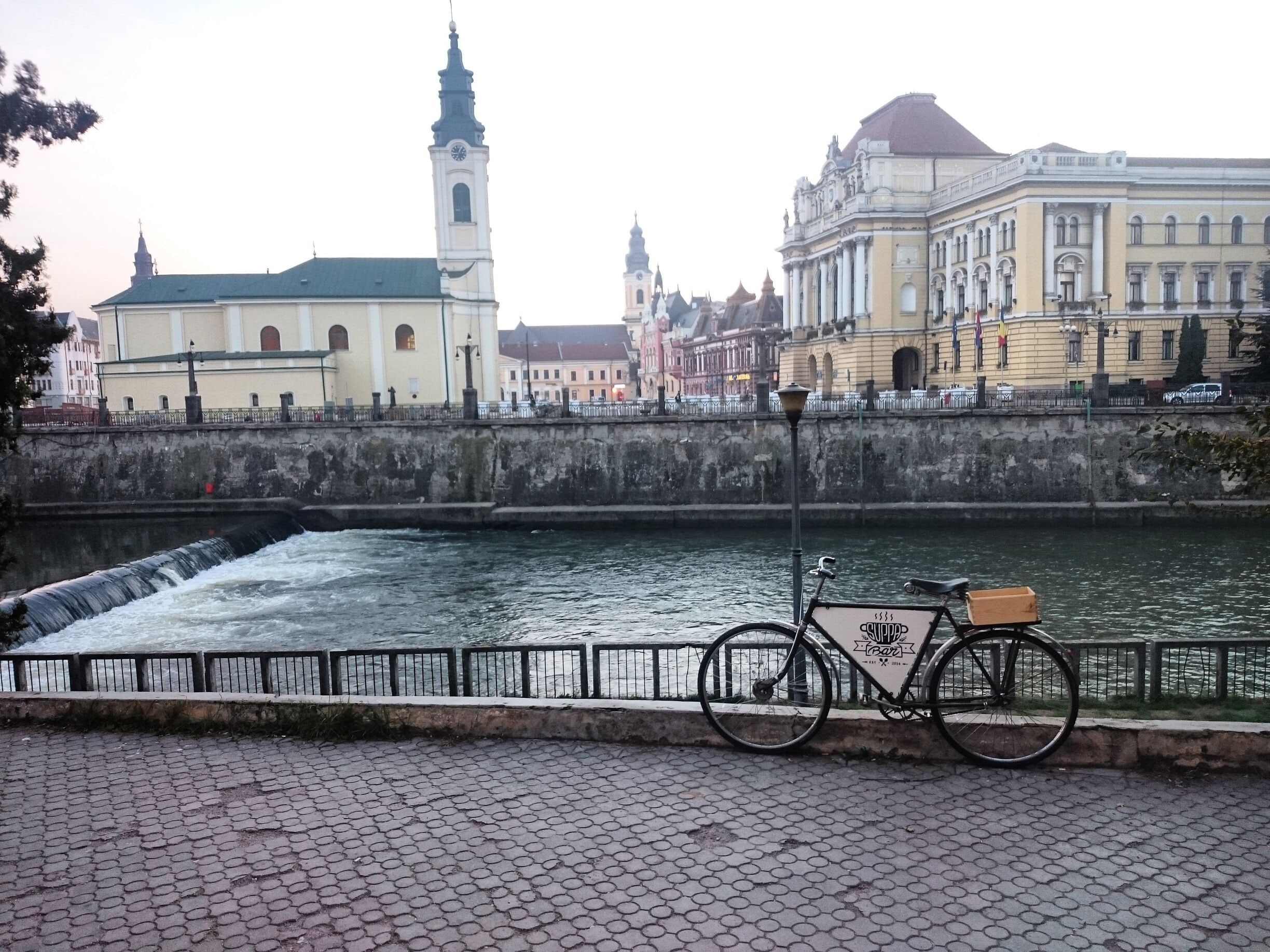 Cuute!  The view in front of cute soup bar:))