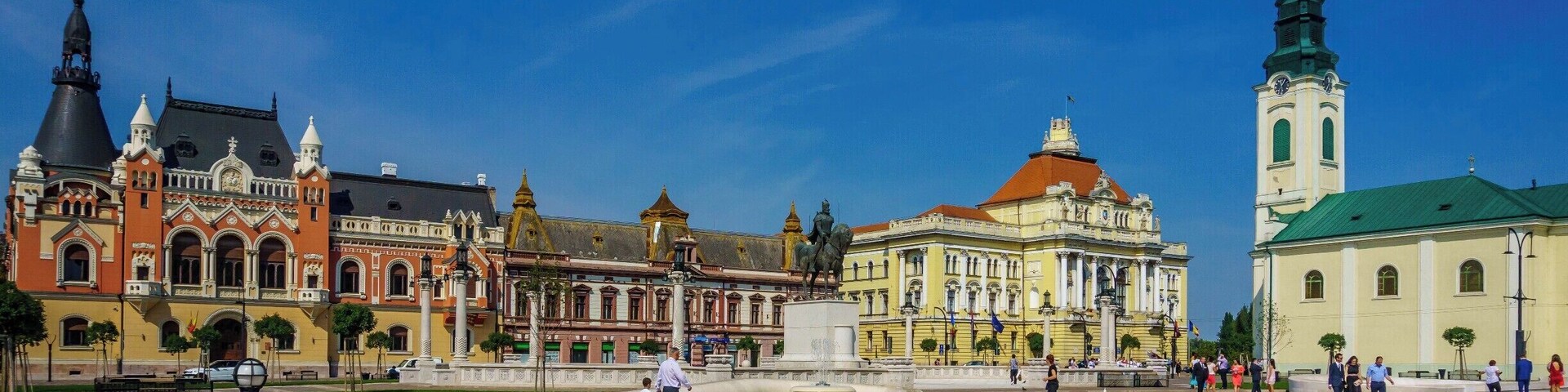 Piata Unirii in Oradea has a fresh new look after being refurbished in 2013