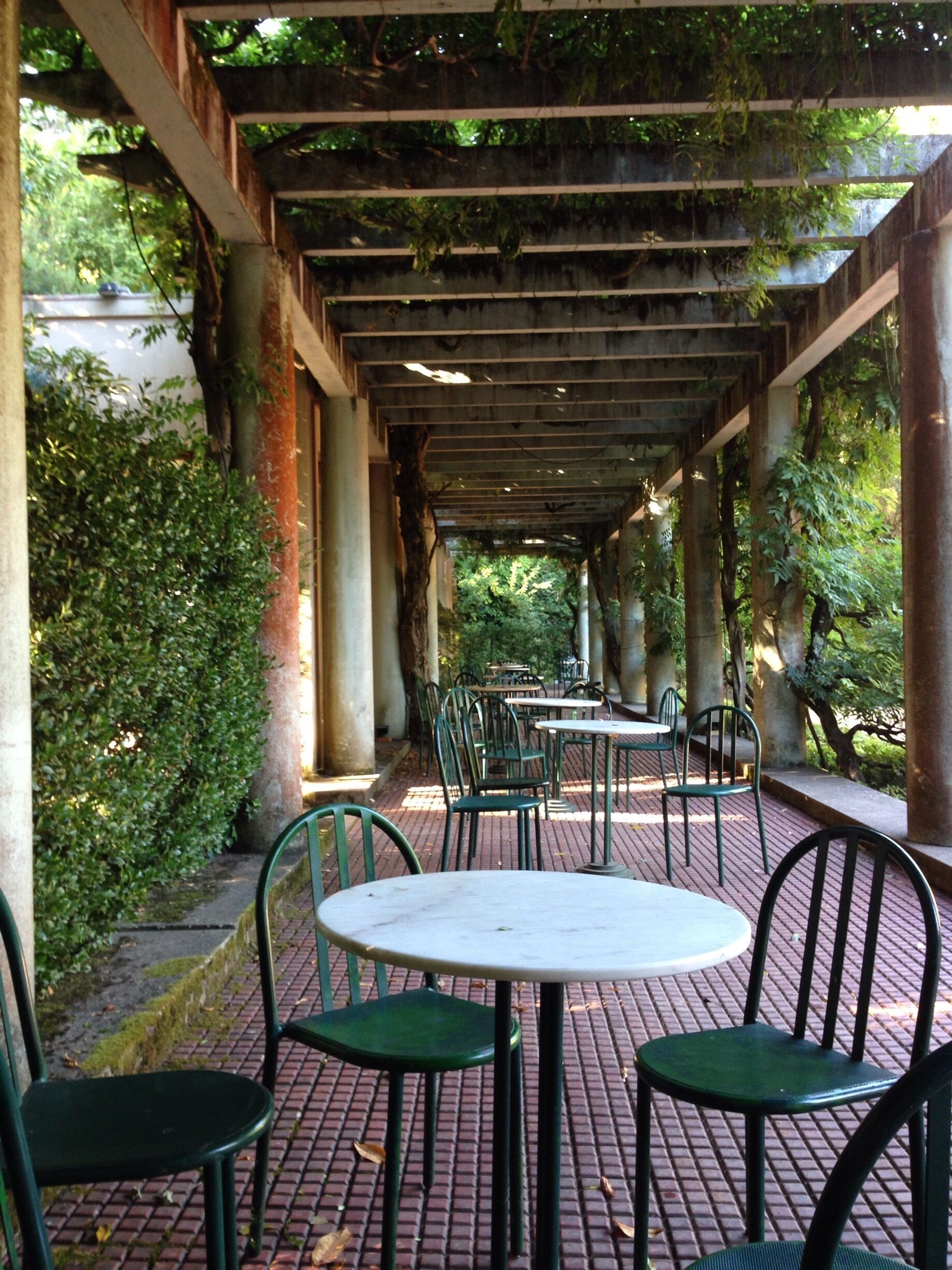 Tea house in Jardim de Serralves. 