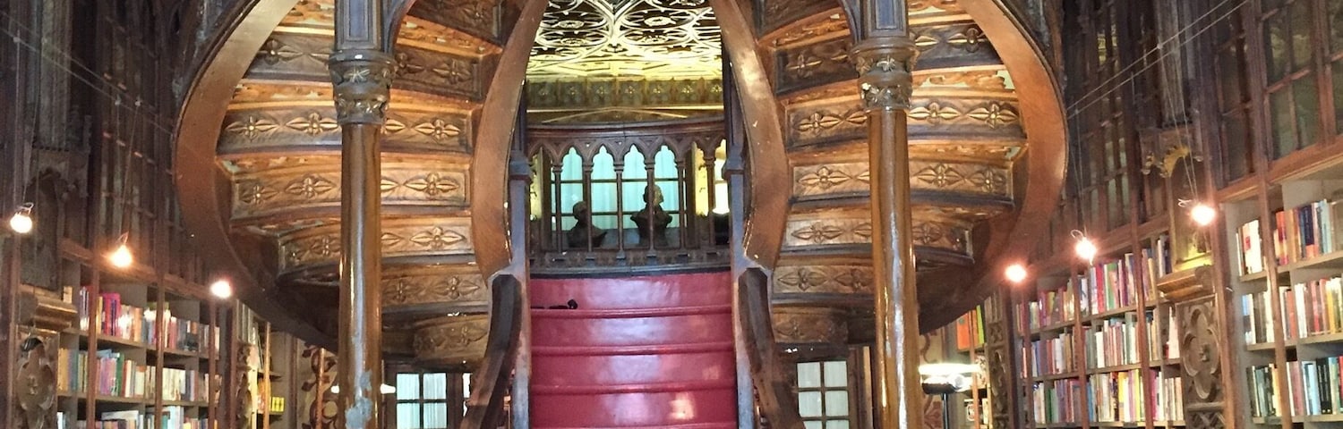One of the oldest bookstores in Portugal and JK Rowling's inspiration for the library at Hogwarts. #lifeatexpedia #porto