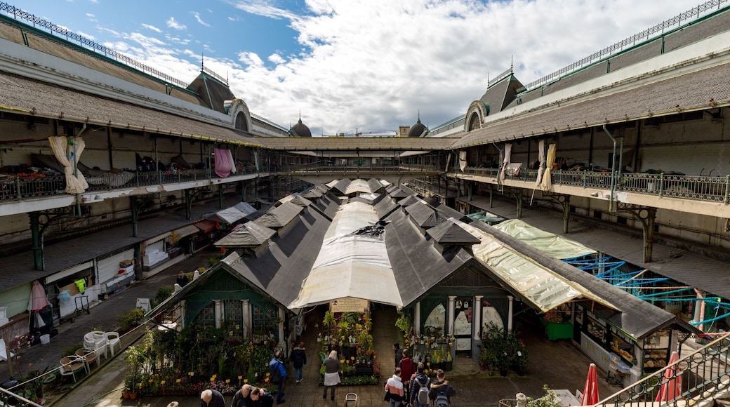 A wide shot of the Bulhão Market in Porto