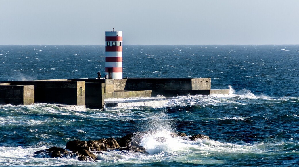 Last Year I visited the Portugees town of Vizela for a #Cittaslow conference. At one evening we went to visit Porto. We drove along the coast were a shot the lighthouse at Jardim do Passeio Alegre. It was windy this day as you can see at the waves.
Porto btw is a very beautiful city at the ocean. I will be back one day.
#portugal #porto #lighthouse #ocean #landmark #red #rocks #waves