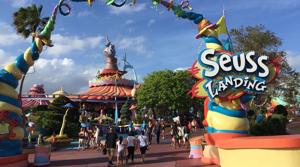 Universal Studios Island Of Adventures is a MUST! Fun for all ages; even for people who don't get on rollercoasters. Best time to visit would be autumn or early spring.