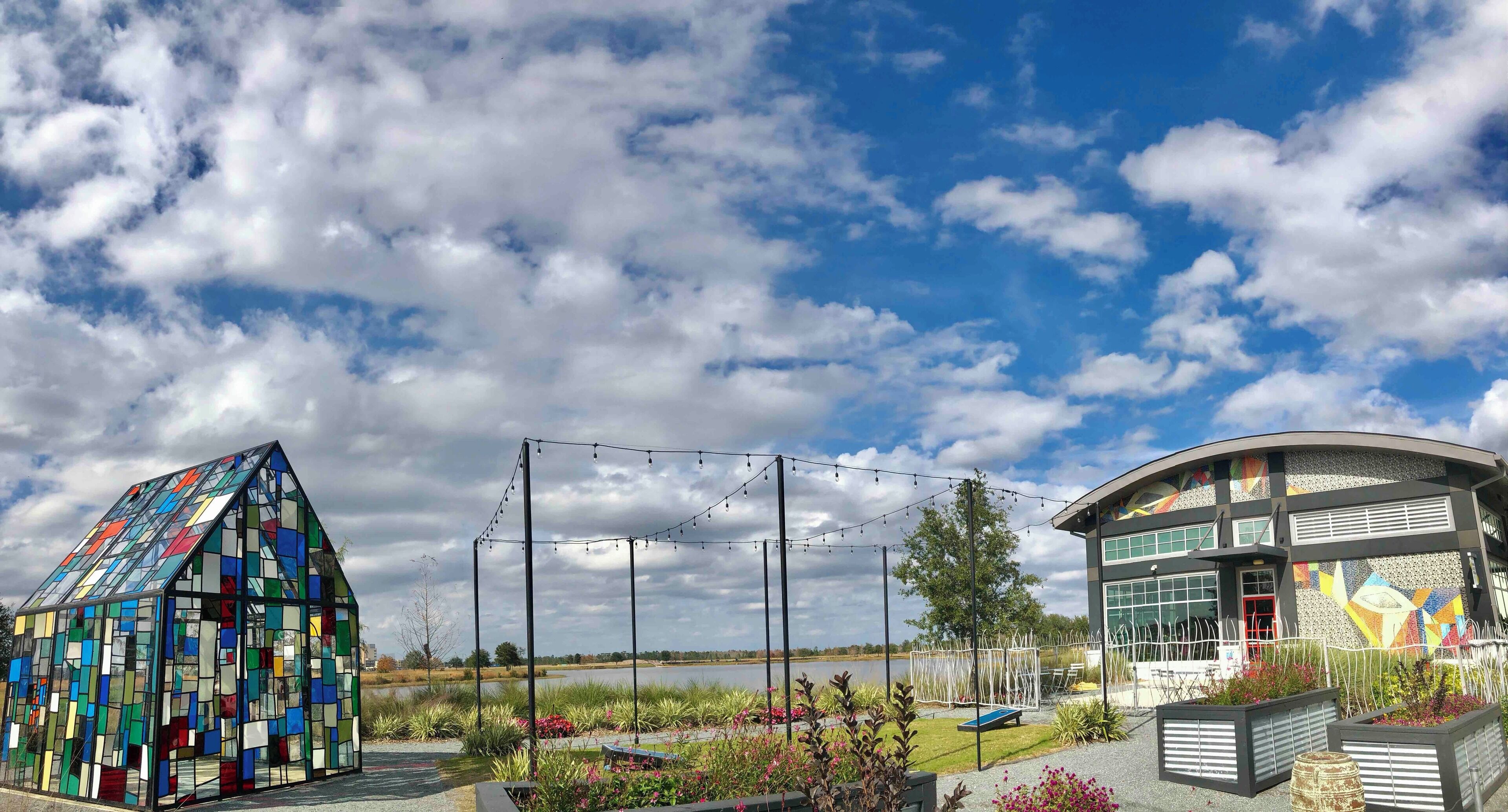 Had a lovely lunch.. relaxing and wonderful view outside ❤️