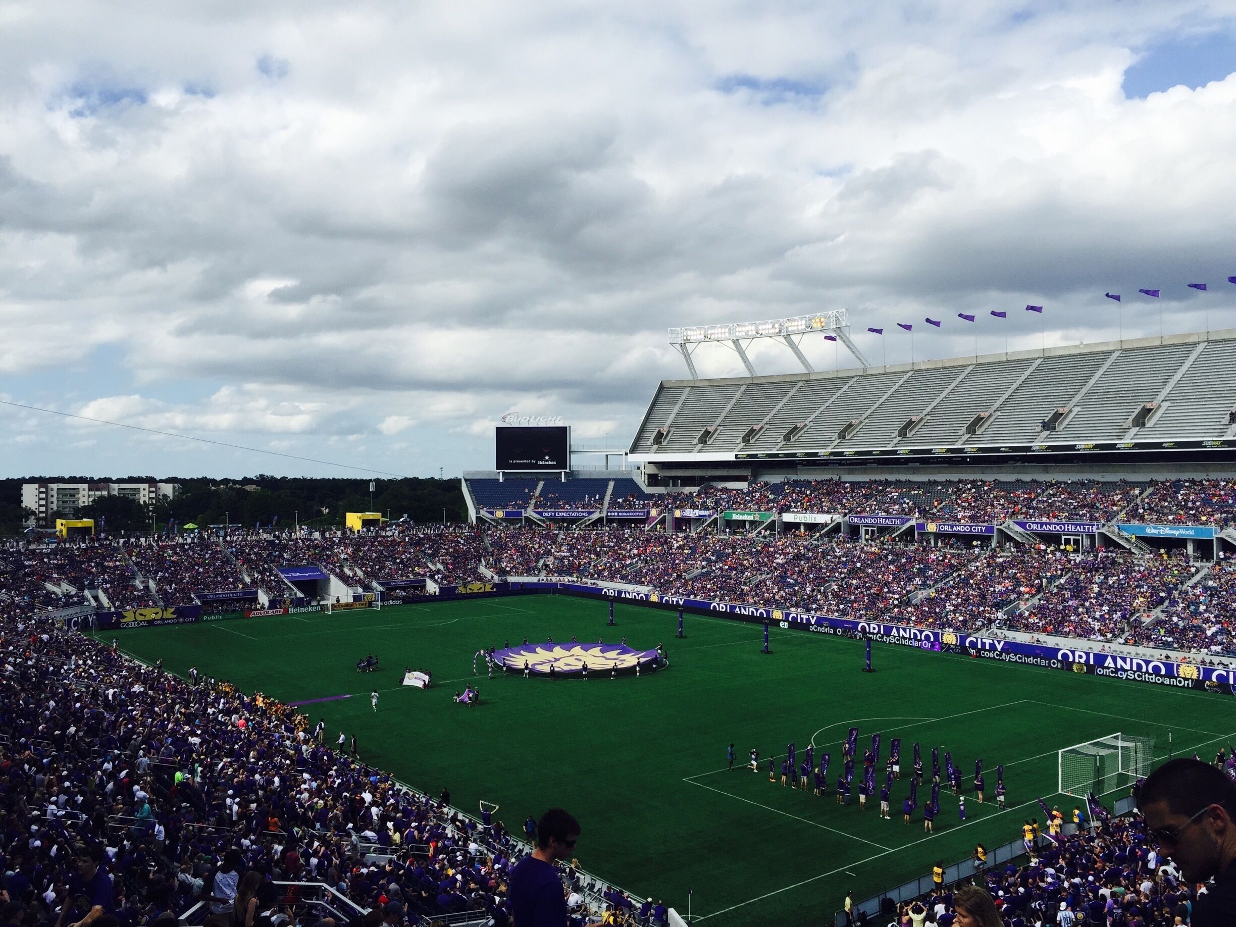 A packed house at the Orlando City Soccer game