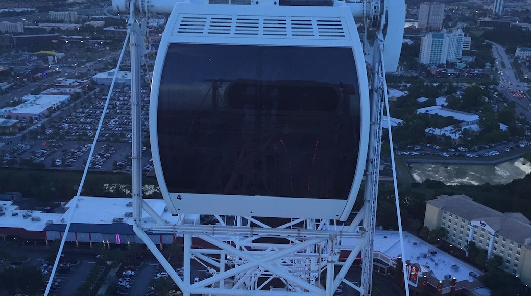 Looking out from the high point.