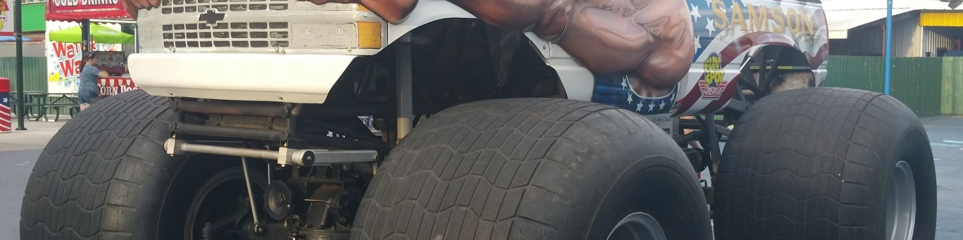 Fun Spot America is a cool and entertaining place for the entire family. This Chevrolet truck is on display inside the complex.