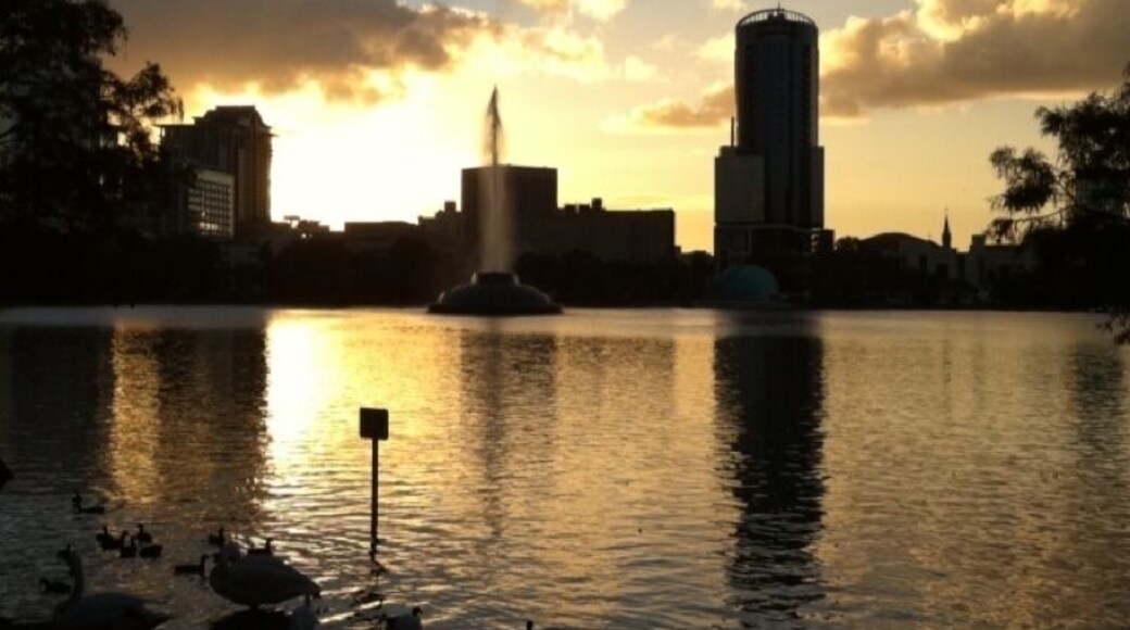 Sunset @Lake Eola