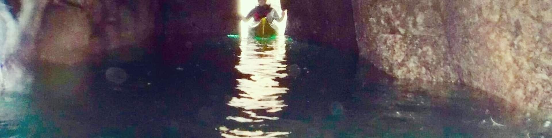 Kayaking on the coast of the Dingle peninsula will allow you to explore aquatic caves like this one created by cliffs too close together. A picture does not capture the true beauty of the area.
#dingle #ireland #europe #water #kayaking #seakayaking