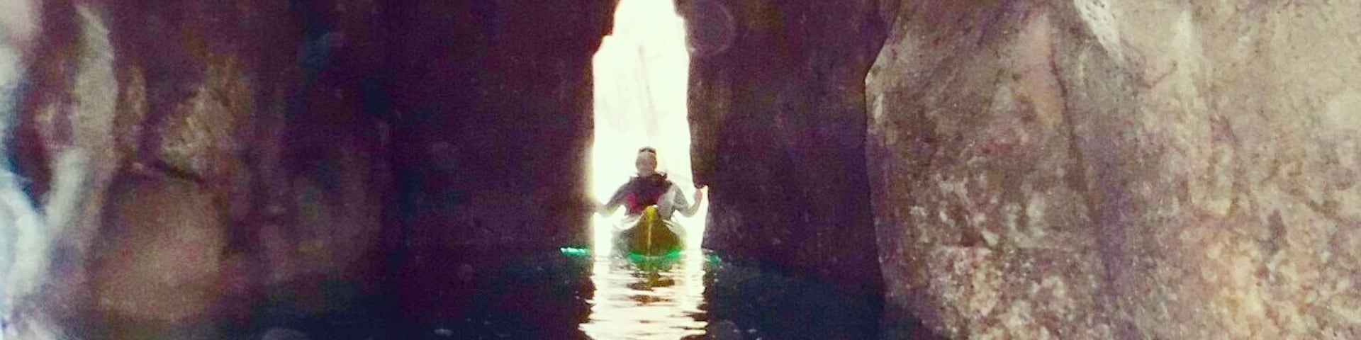Kayaking on the coast of the Dingle peninsula will allow you to explore aquatic caves like this one created by cliffs too close together. A picture does not capture the true beauty of the area.
#dingle #ireland #europe #water #kayaking #seakayaking
