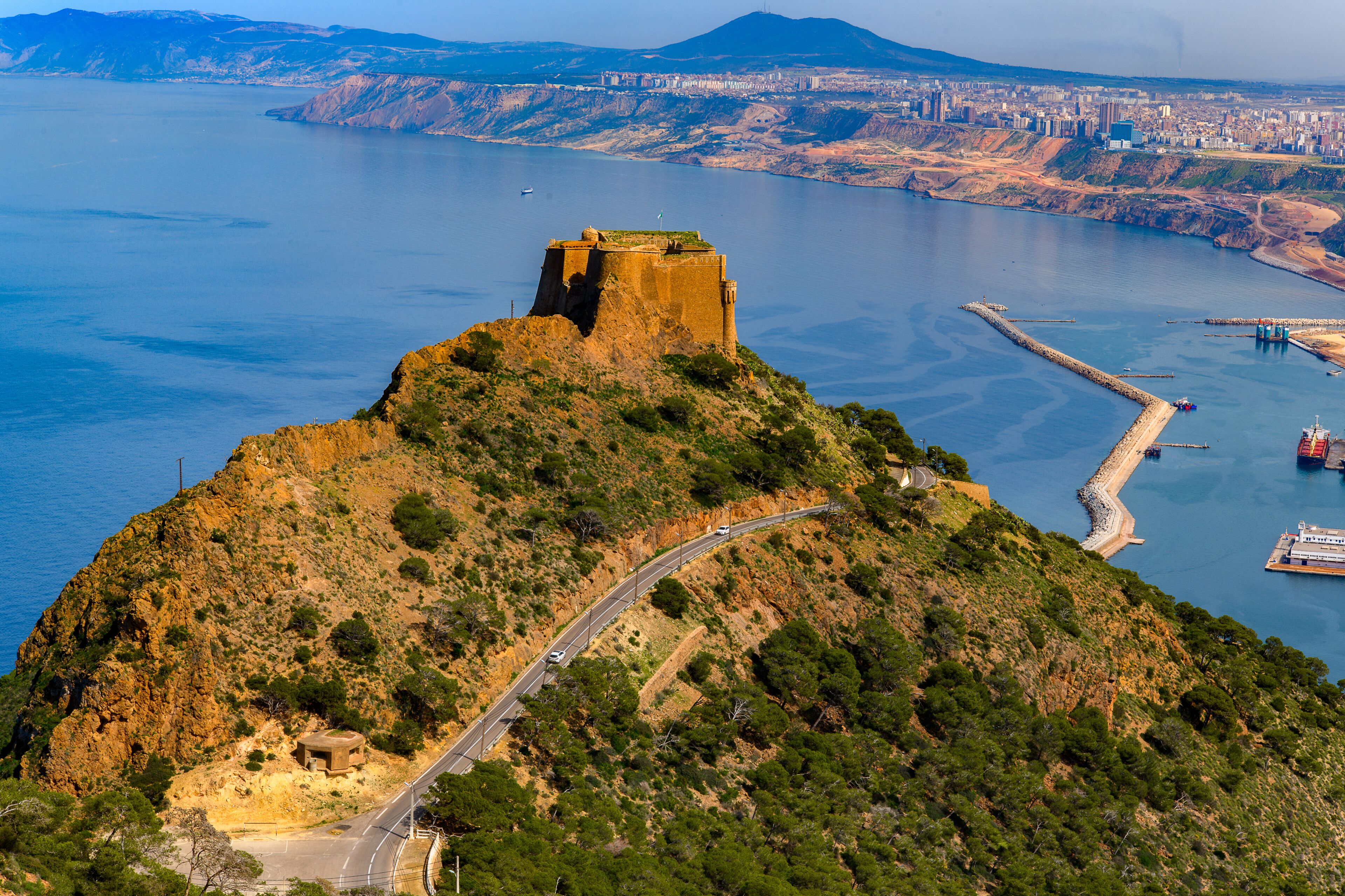Santa Cruz fort of Oran, a coastal city of Algeria