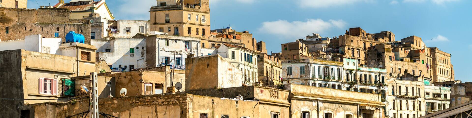 Buildings in Oran, a major city in Algeria