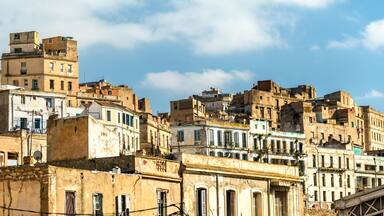 Buildings in Oran, a major city in Algeria