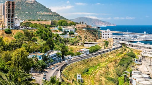 Seaside boulevard in Oran, a major Algerian city