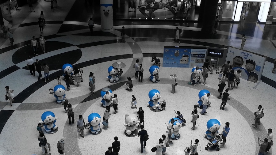 Doremon exhibit a couple of years back.