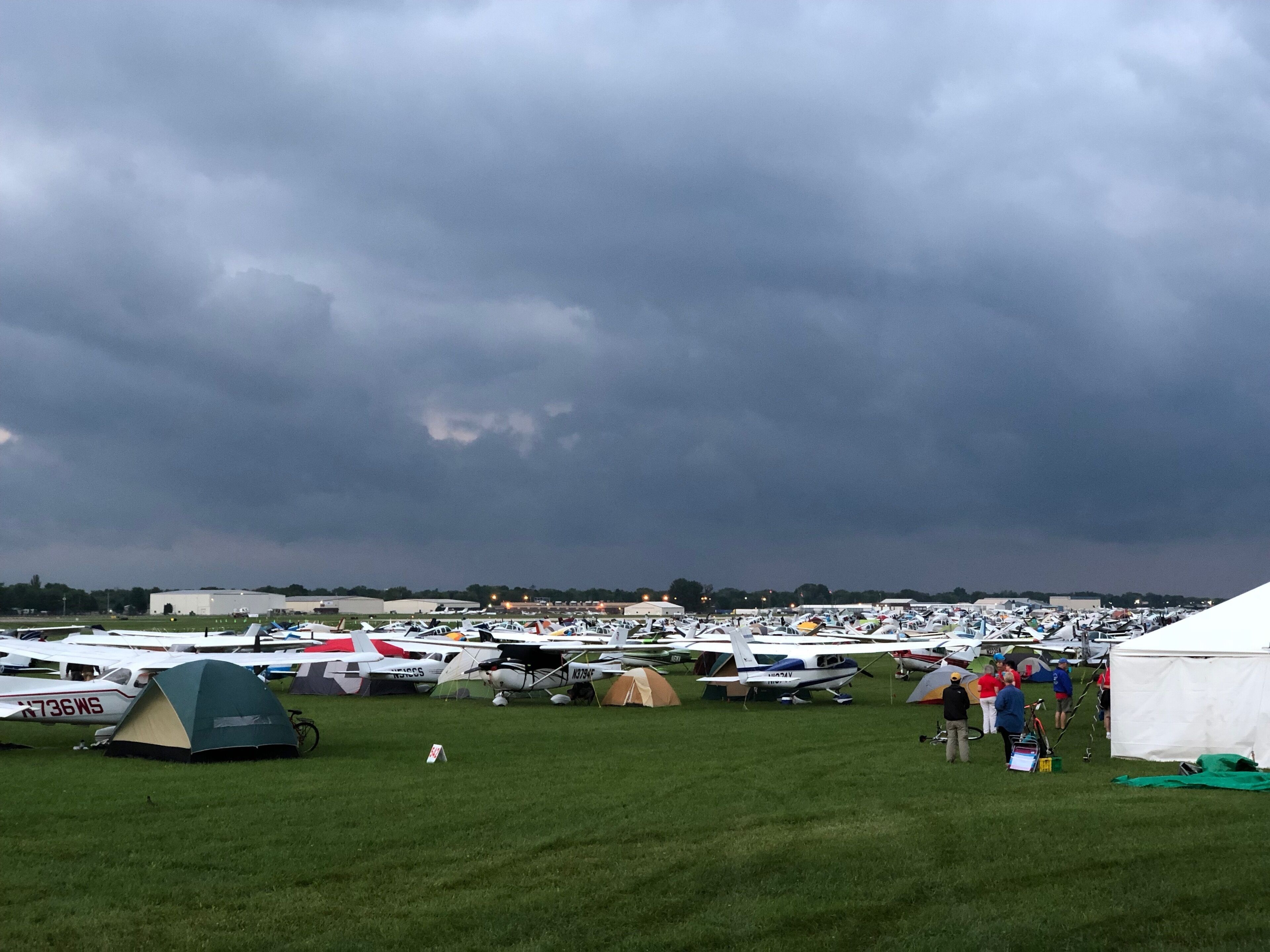 78 of the 118 registered aircraft made it through the weather to fly in. 


#AirVenture2018
#Cessnas2Oshkosh