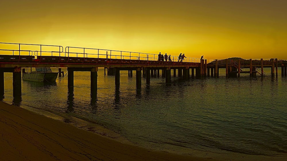 Seisia Jetty Cape York sunset a
