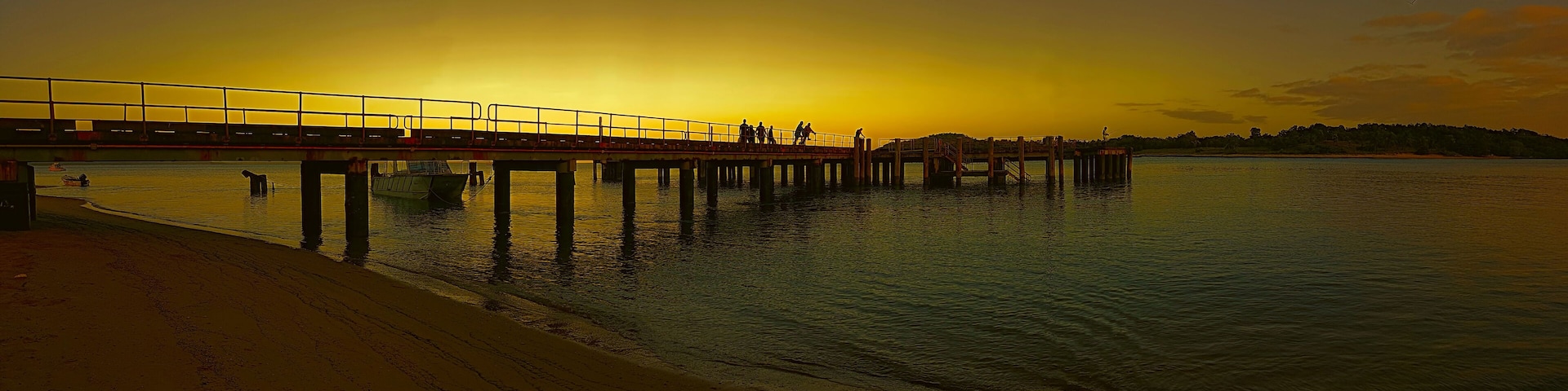 Seisia Jetty Cape York sunset a