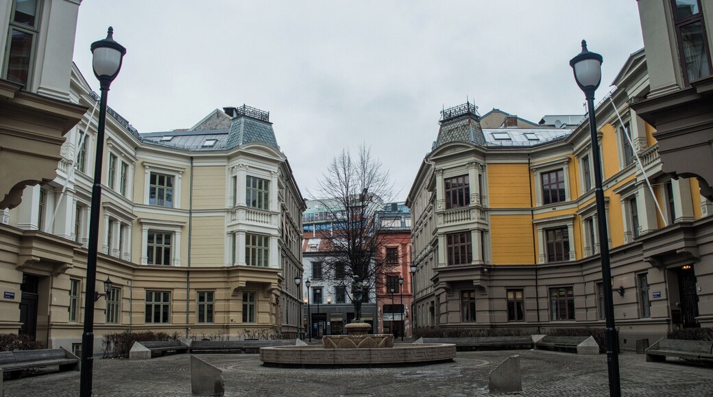 As same as my previous discovery, I witnessed this nice place while walking along the streets of Norway. This was a beautiful little park like thing and unfortunately, I'm unaware of the name of this place.
