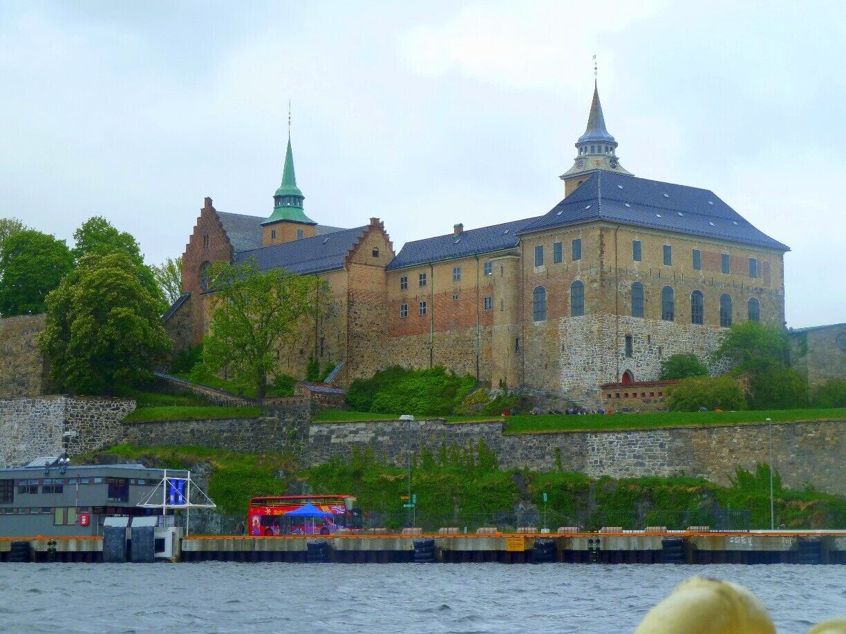Akershus Fortress is a medieval castle overlooking the beautiful Oslo fjord. 