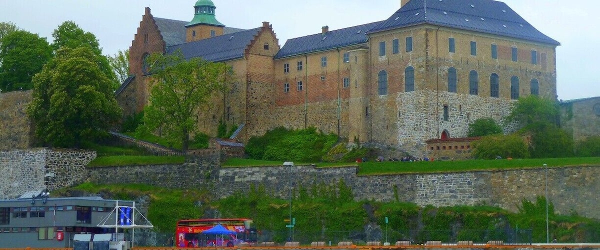 Akershus Fortress is a medieval castle overlooking the beautiful Oslo fjord.