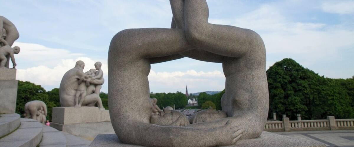 In Frognerparken, the artist Gustav Vigeland has created the worlds largest sculpture park.