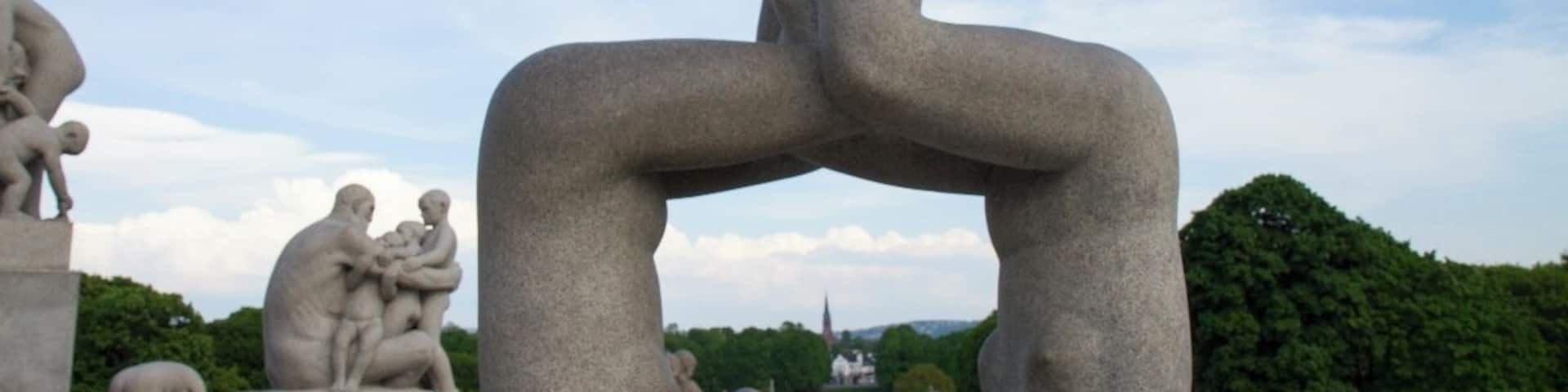 In Frognerparken, the artist Gustav Vigeland has created the worlds largest sculpture park.