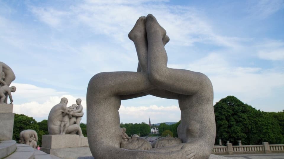 In Frognerparken, the artist Gustav Vigeland has created the worlds largest sculpture park.