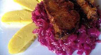 In the Czech Republic, even pork chops come marinated in beer... cheer y'all! ;)
At Potrefená Husa #restaurant, in Ostrava.