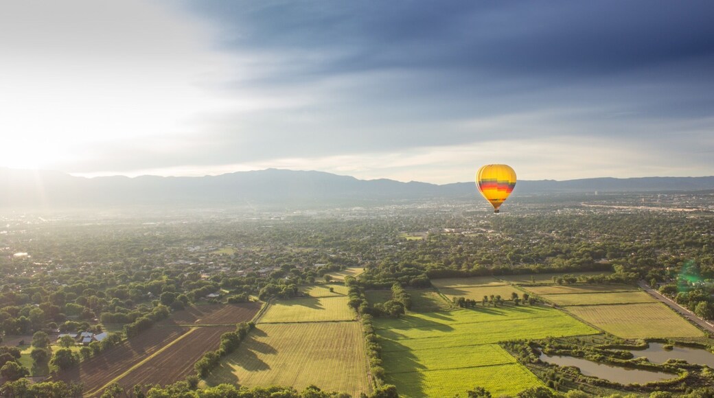 Rainbow Ryders gives balloon rides daily and you can get magnificent views all year round. My favorite times are in the summer and fall.