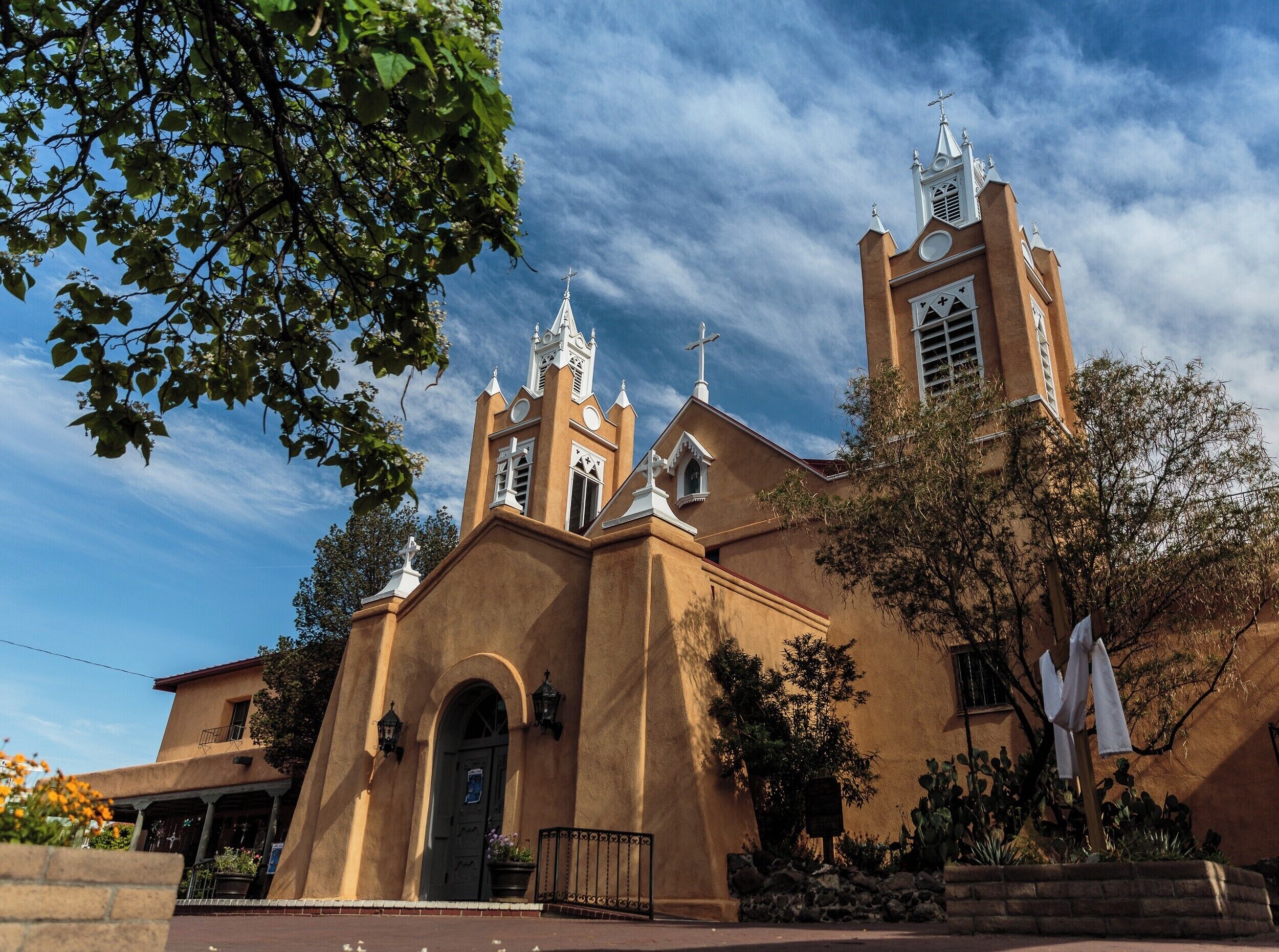 San Felipe Catholic Church in Old Town Albuquerque.