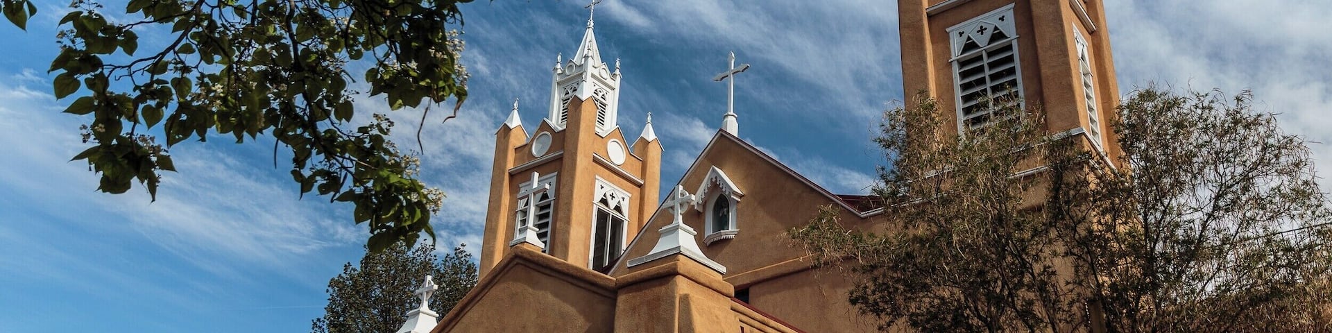 San Felipe Catholic Church in Old Town Albuquerque.