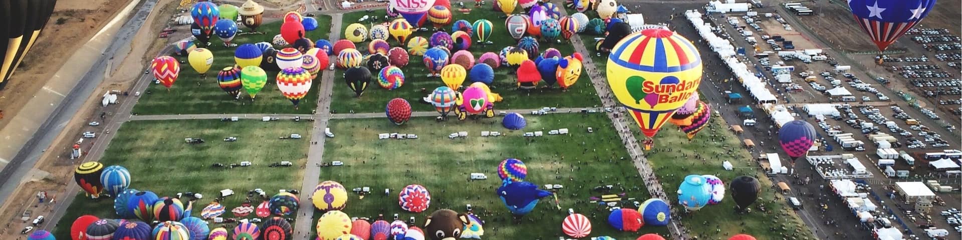Lifting off at the 2014 Albuquerque International Balloon Fiesta. Great experience.