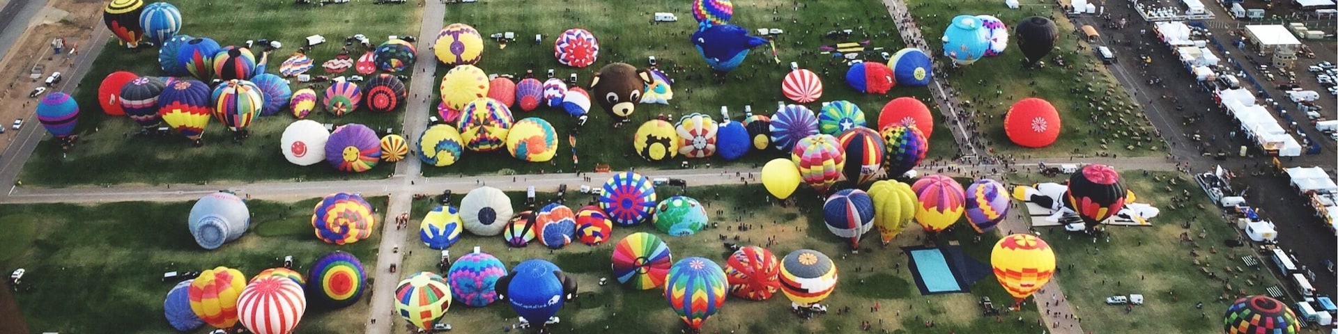 Lifting off at the 2014 Albuquerque International Balloon Fiesta. Great experience.